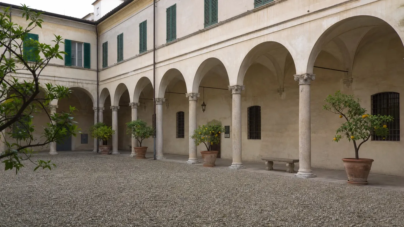 Somebody’s house, and the same family’s since the 1200s. The Carracci hangs in it, where they hung it.